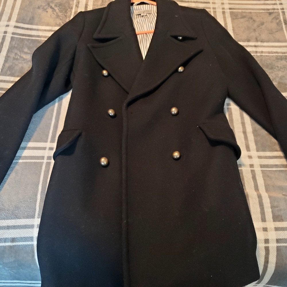 Women's Black Pea Coat